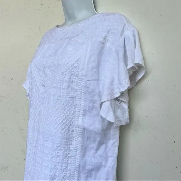 Ralph Lauren White cotton dress size 4 NWT - Picture 8 of 16
